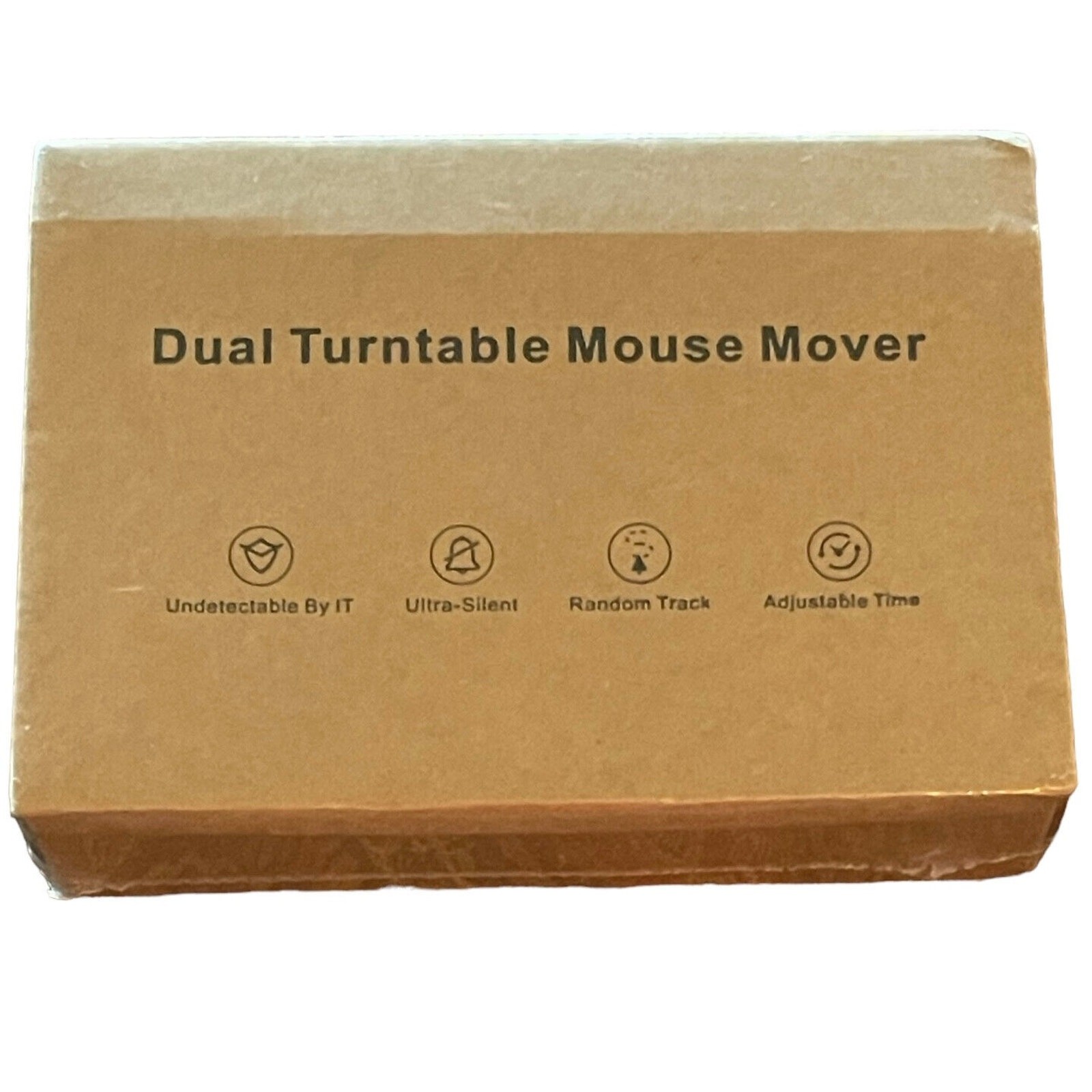 Dual Turntable Mouse Mover - NEW, Silent Movement Timer Keep Computer Awake