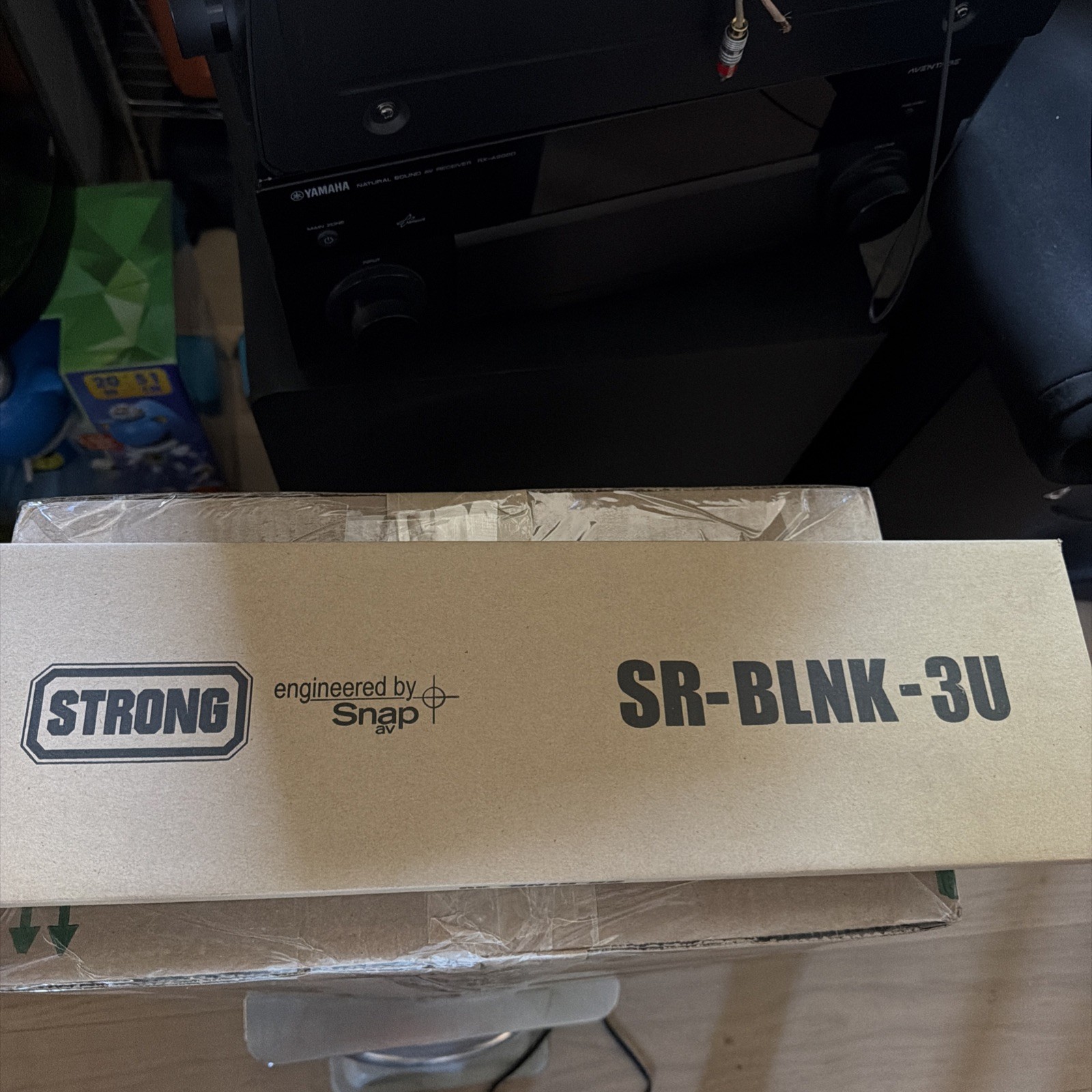 Snap AV/ Strong Blank Panel SR-BLNK-3U For Middle Atlantic Racks etc w385