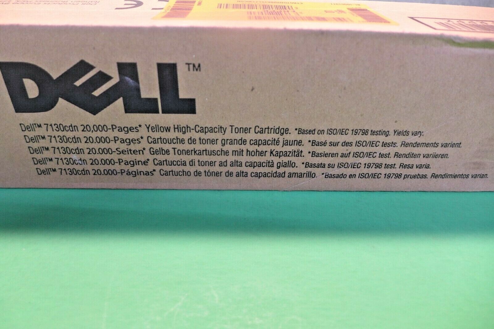 Genuine Dell 7130cdn High Capacity Toner Cartridge Yellow FRPPK