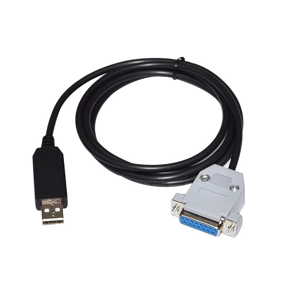 Pidwaok USB to DB15 Female Connector Data Cable for 3D Gaming Joystick PC  3.3ft