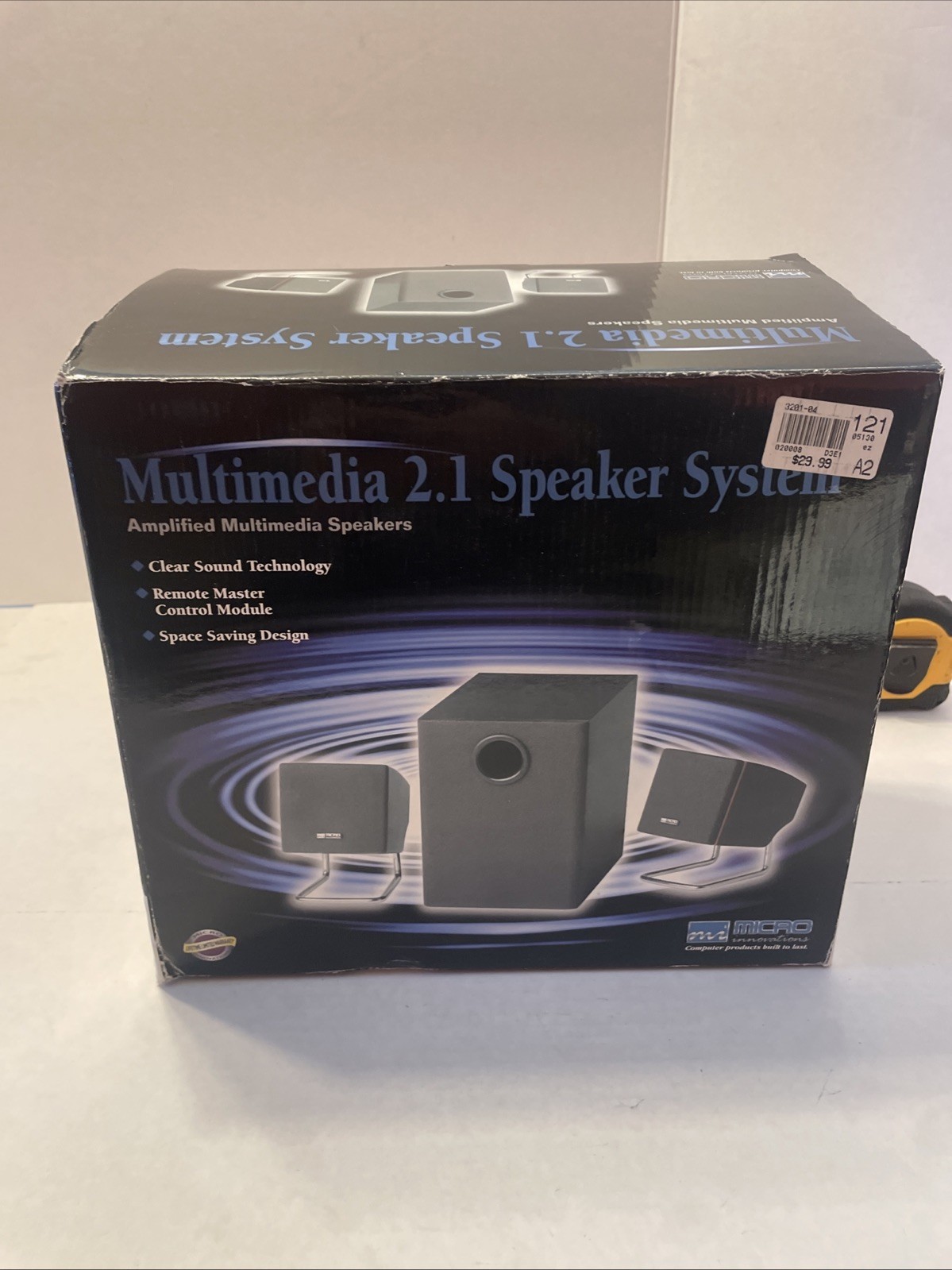 New Open Box Multimedia 2.1 Speaker System Micro innovations