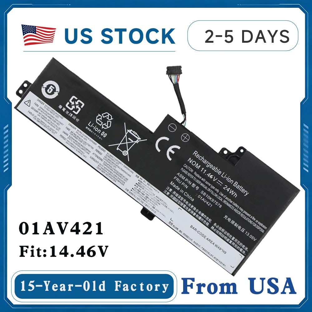 NEW 01AV421 01AV489 internal Laptop battery For Lenovo T470 T480 01AV419 01AV420