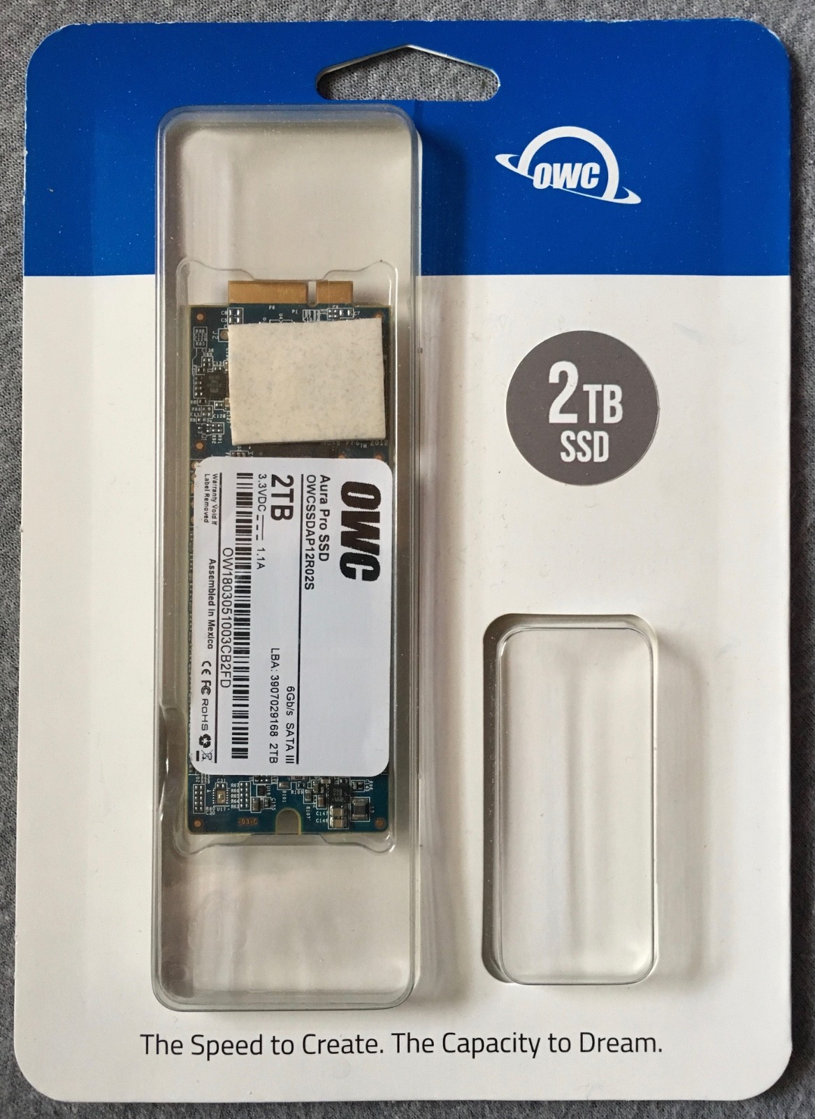 OWC Aura Pro 2TB SSD - OWCSSDAP12R02S