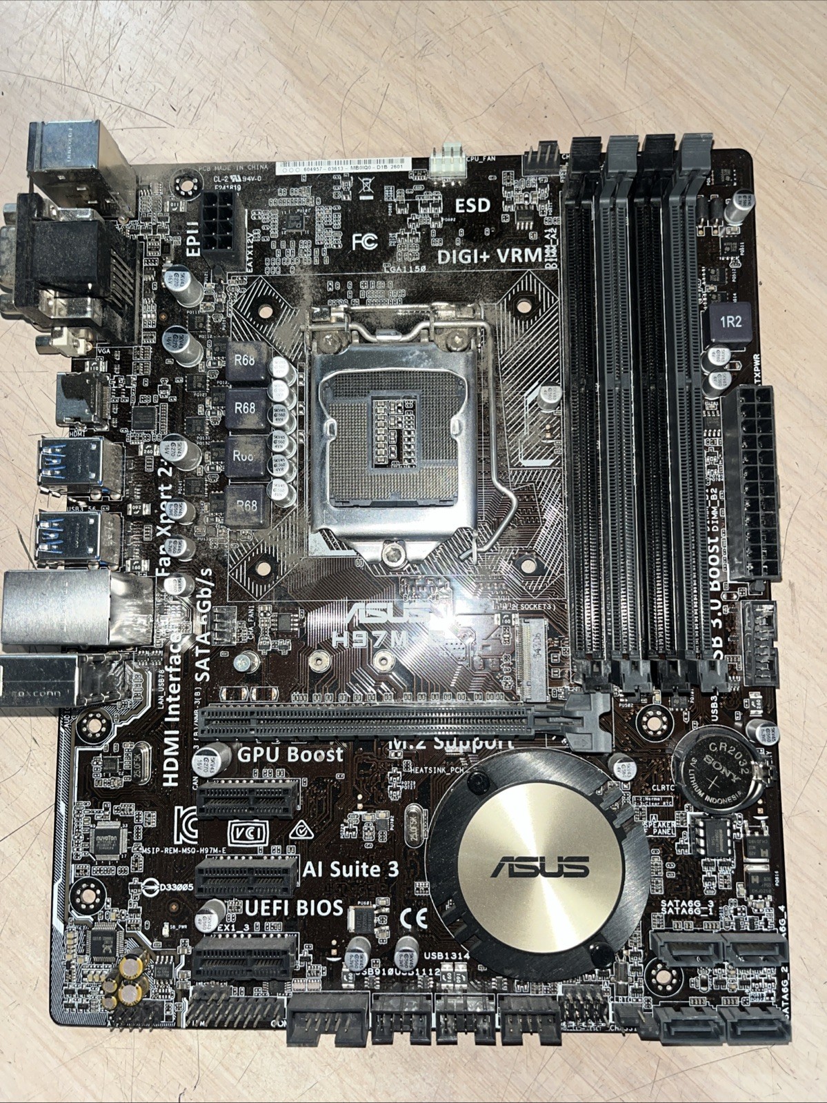 ASUS H97M-E MOTHERBOARD