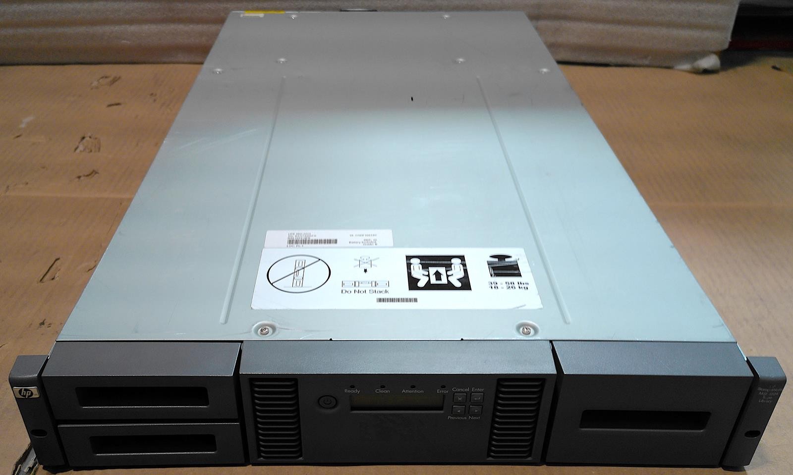 HPE StoreEVER MSL2024 TAPE LIBRARY w/ LTO-4 ULTRIUM 1840 AJ041A 453906-001