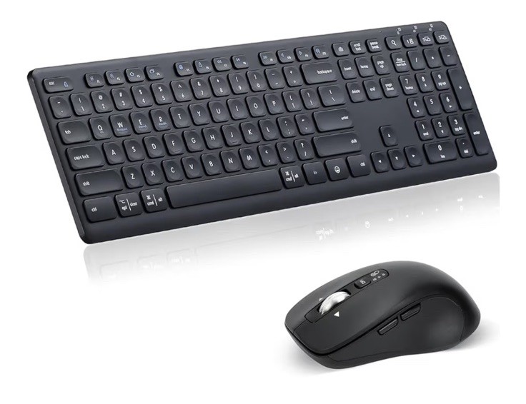 CITLLA Wireless Keyboard and Mouse Combo, Scissor-Switch Keys, 2-in-1