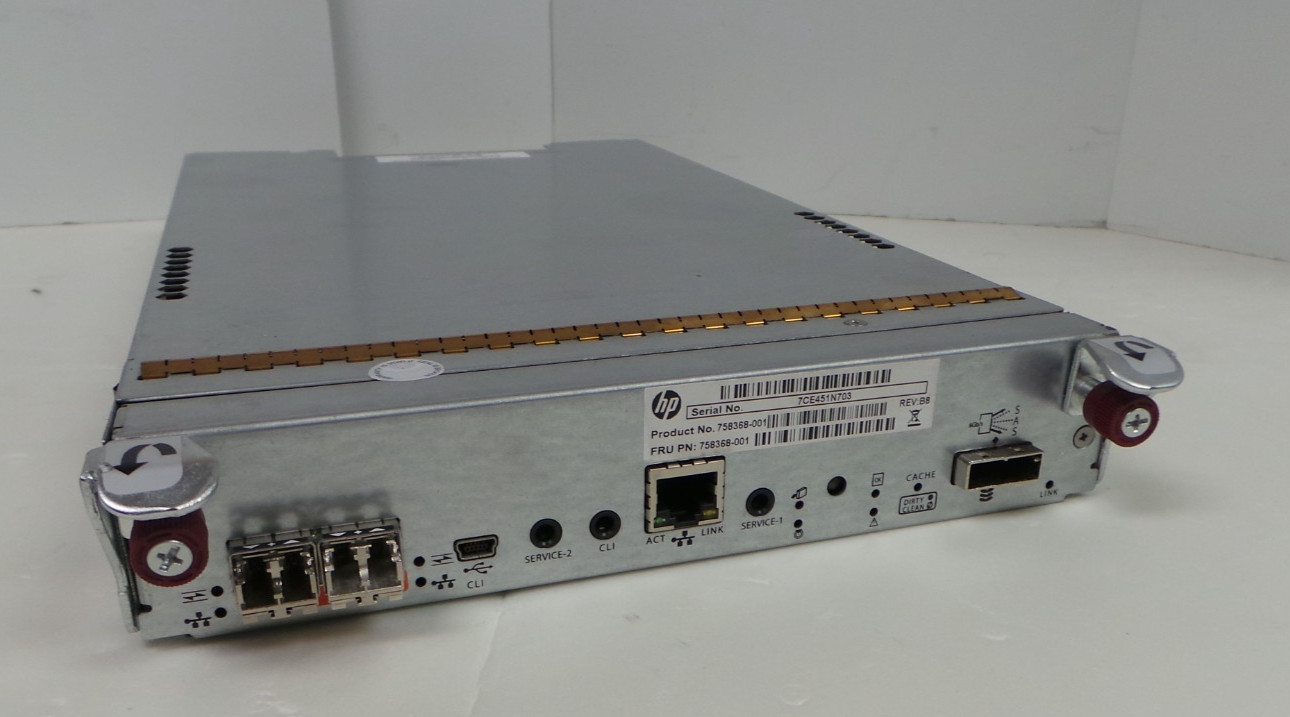 HP 758368-001 2 PORT 10GBE ISCSI STORAGE CONTROLLER MSA 1040 
