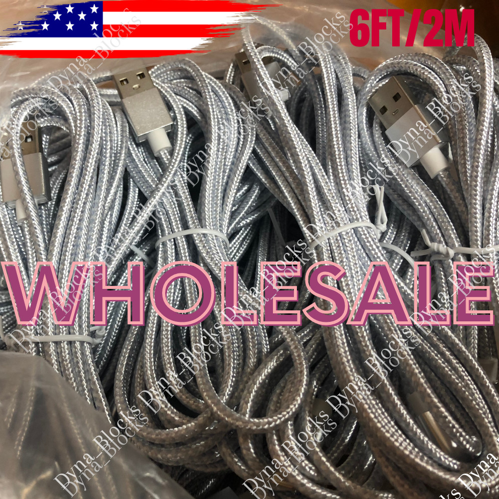Fast Charger Cable Heavy Duty 6FT For iPhone 14 13 12 11 XR 8 Charging Cord Lot