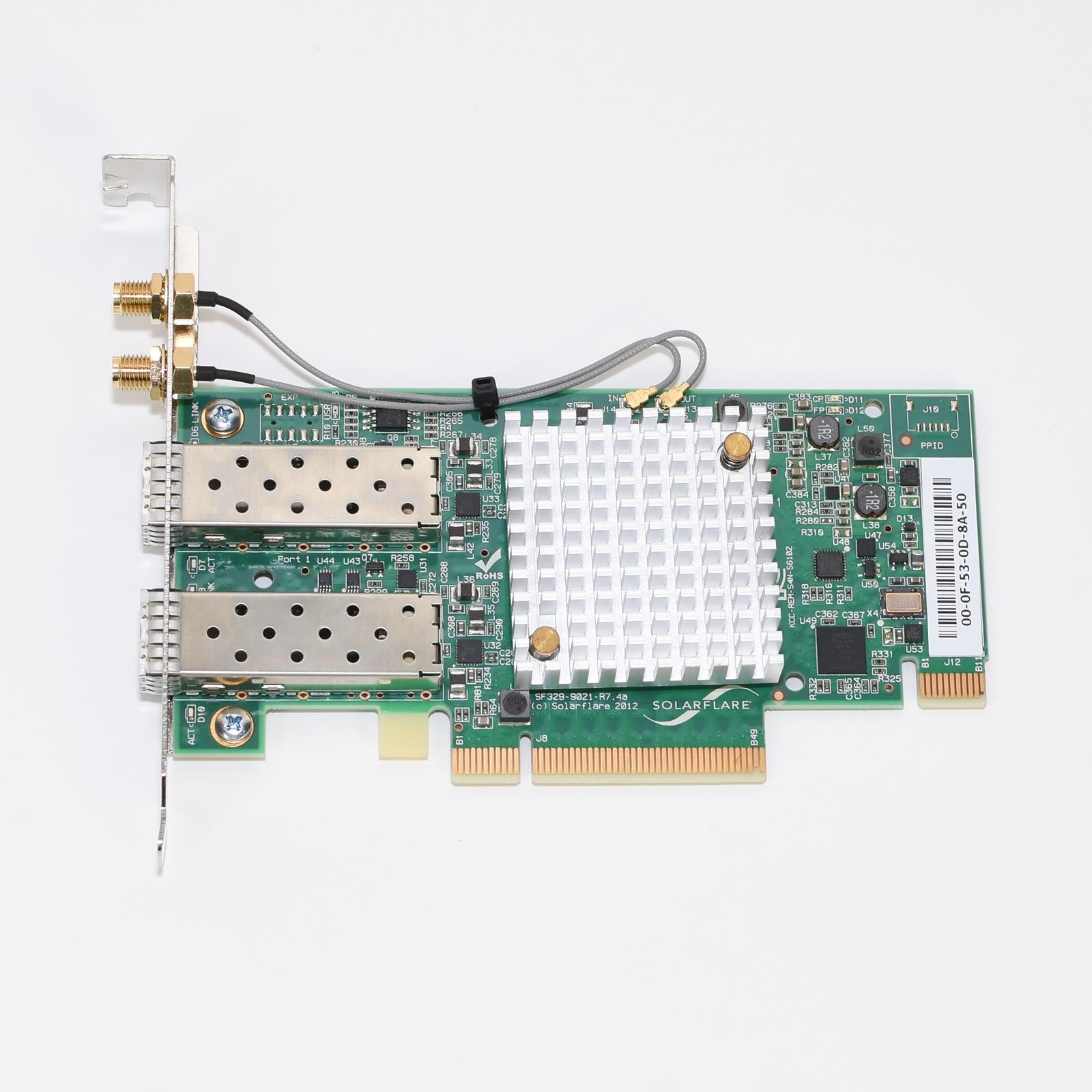 SolarFlare SFN6322F Dual Port 10Gb/s PCI-E 2.0 Ethernet Enterprise Sever Adapter