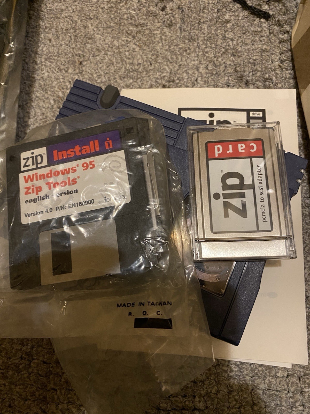 Iomega Zip 100 SCSI w/ PCMCIA Card