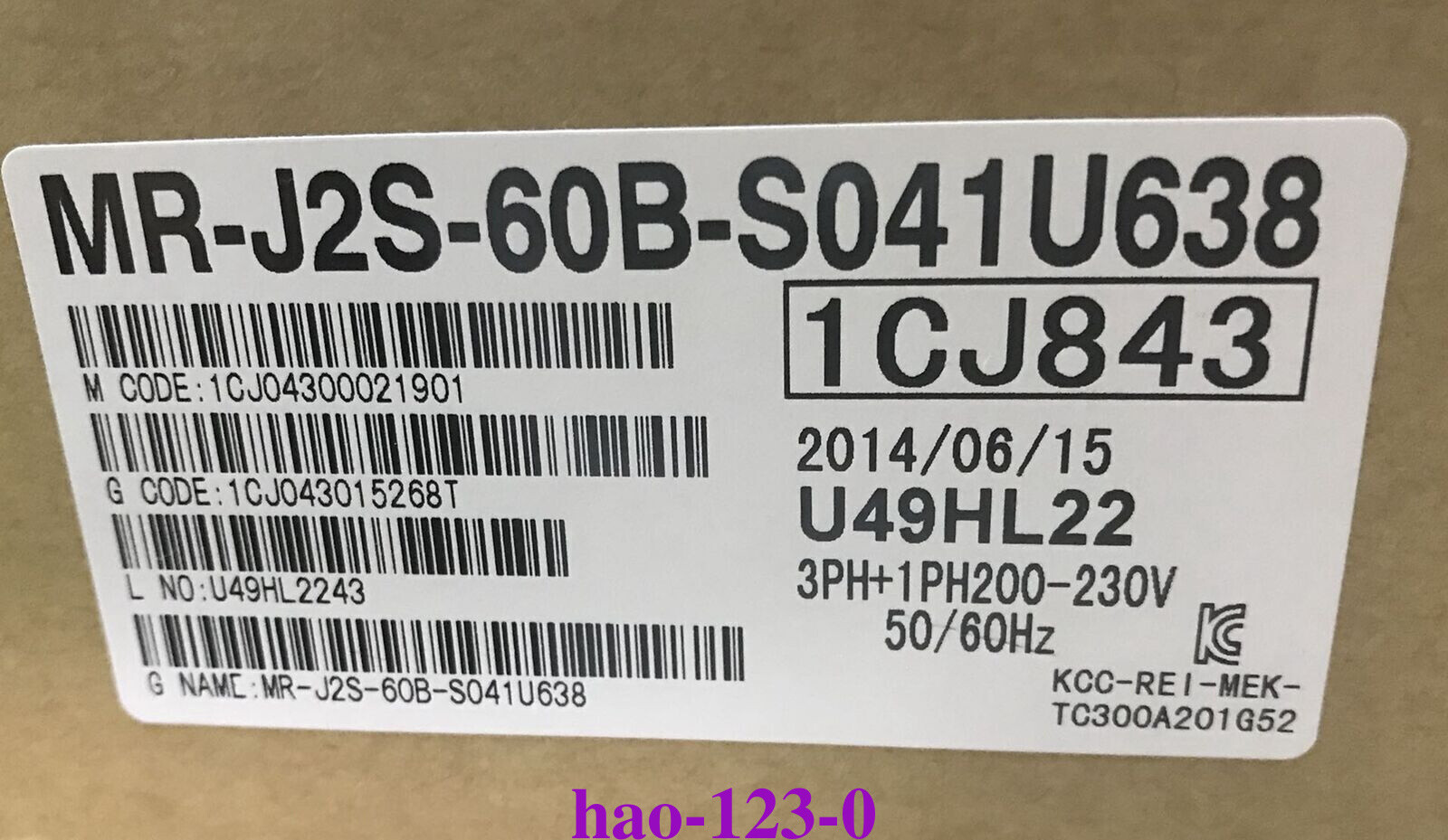 1PC Mitsubishi MR-J2S-60B-S041U373 Servo Driver New In Box (DHL/FedEx)