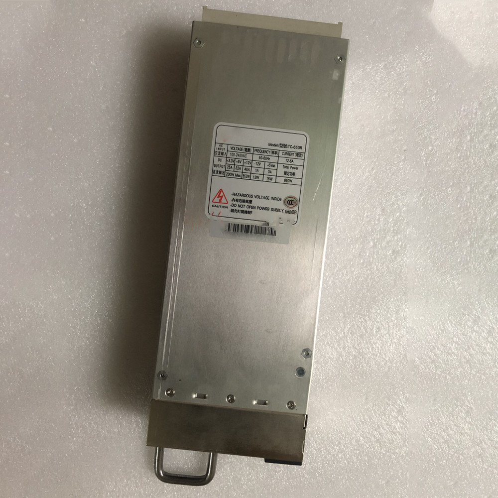 For TC-650R 100/240V 50/60Hz 12A 650W Server Power Supply PSU