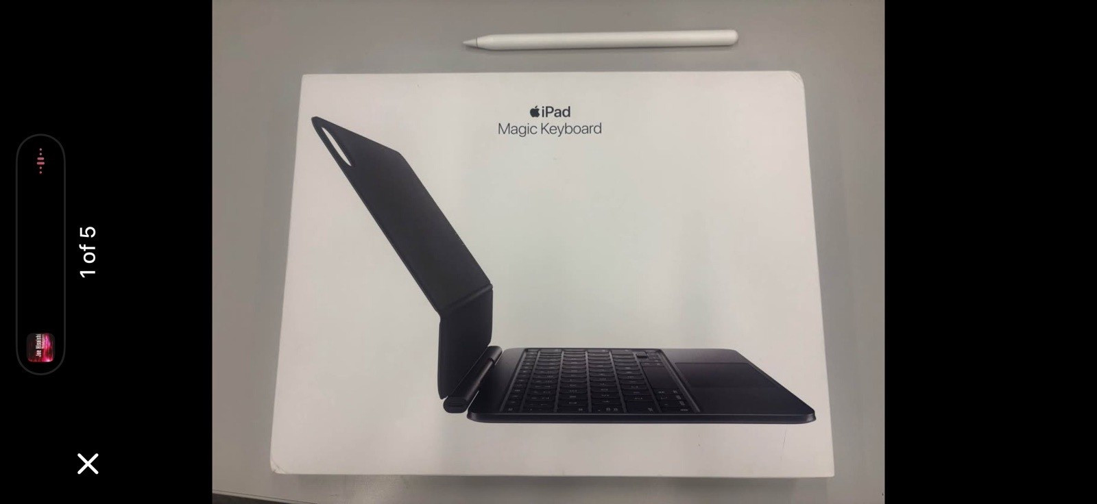 Apple iPad Magic Keyboard Folio Case for iPad Pro 11" (M4) Black Titanium