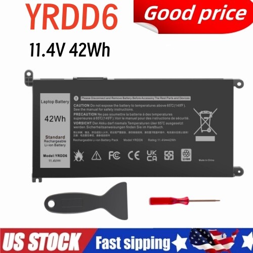 ✅YRDD6 Battery For Dell P111G P116G P61F P70F P76F P78F P85F P92G P93G VM732 
