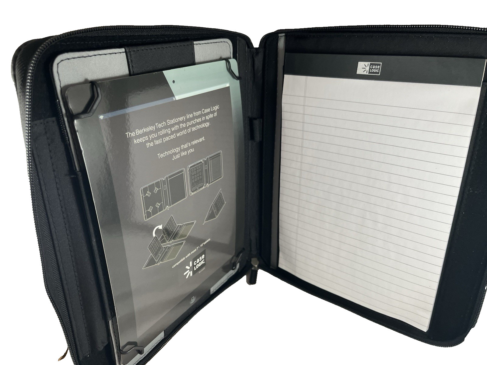 New Case Logic Carrying Case Compatible with most 7"-10" Tablets w/Notebook