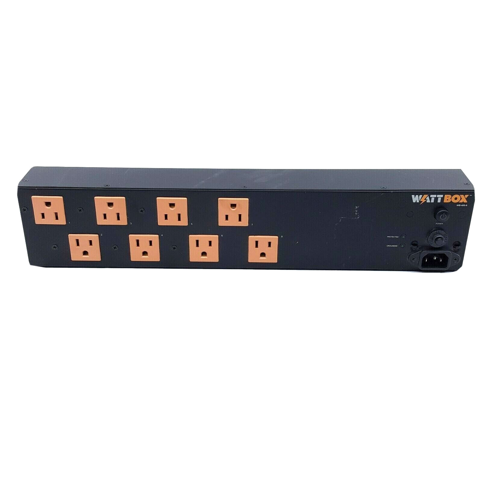 Wattbox WB-400-8 8 Outlet Rack Mountable Power Strip 1440W (Total) | Tested