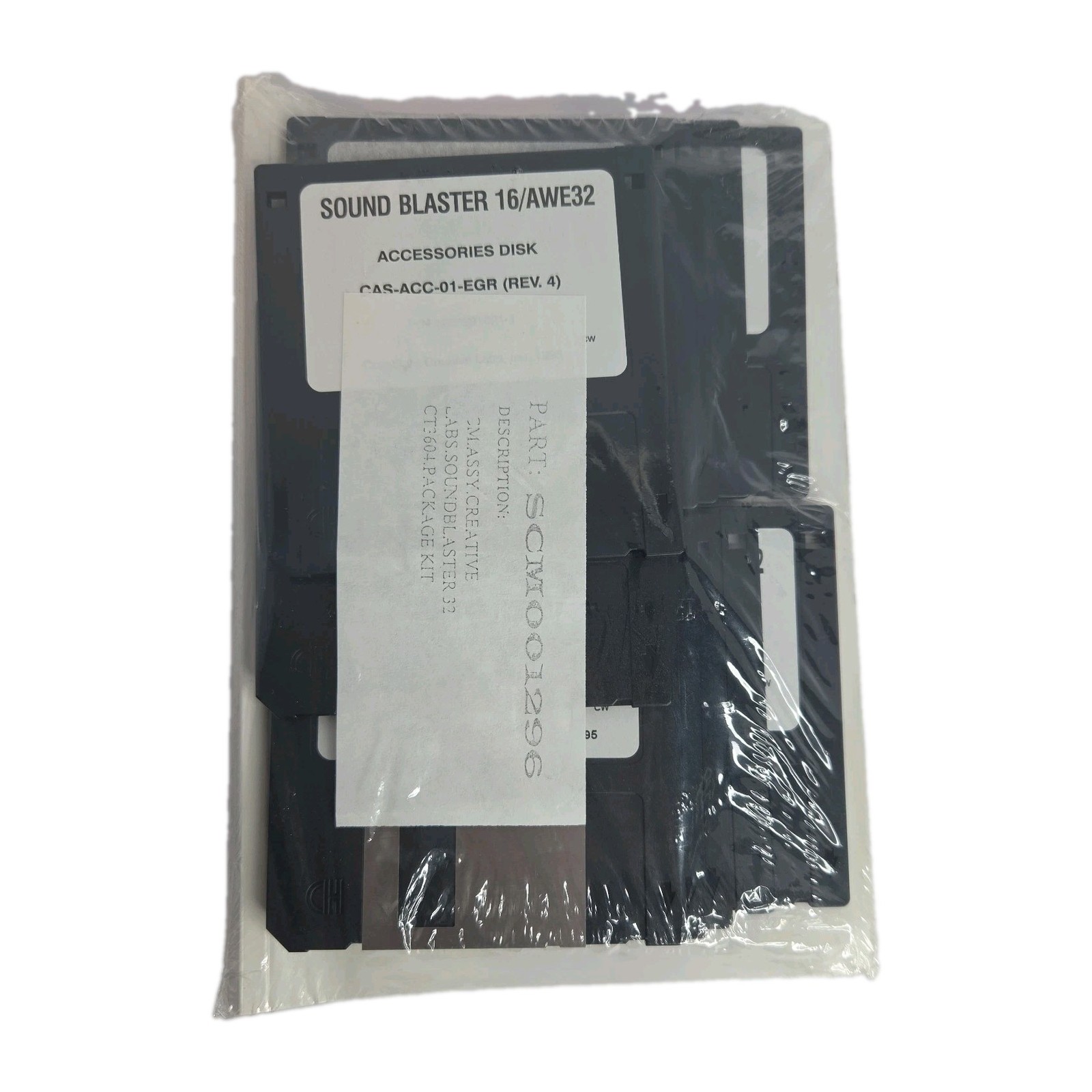 Sealed Sound Blaster 16 Installation 3.5" Floppy Diskettes for Windows 95 PC