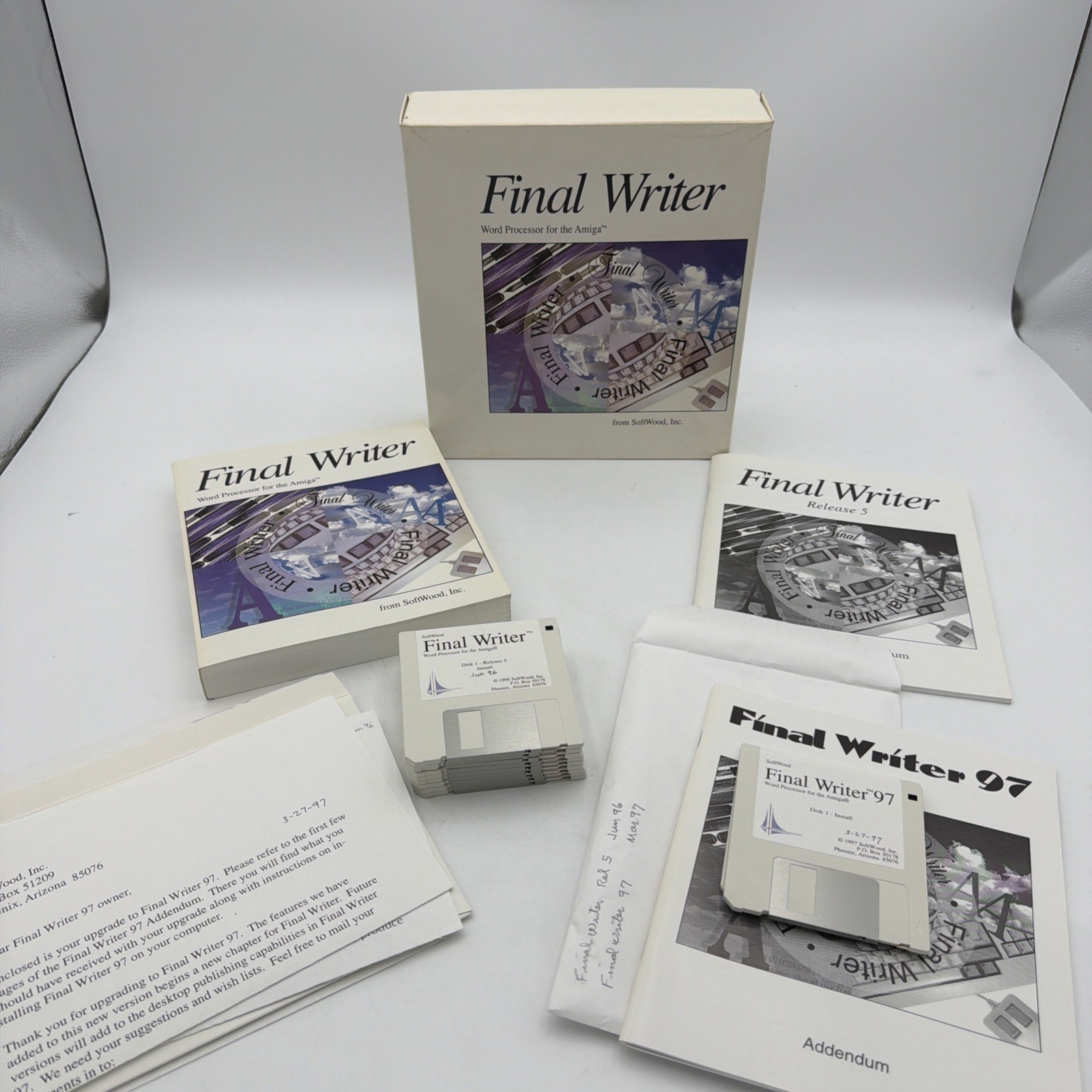 Final Writer Release 5 + Final Writer 97 Upgrade Amiga Complete Box Tested