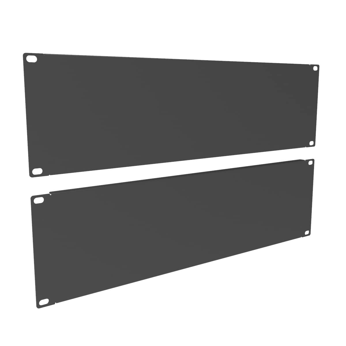 2 Pack of 3U Metal Solid Blank Panel - Server Rack Filler Panel