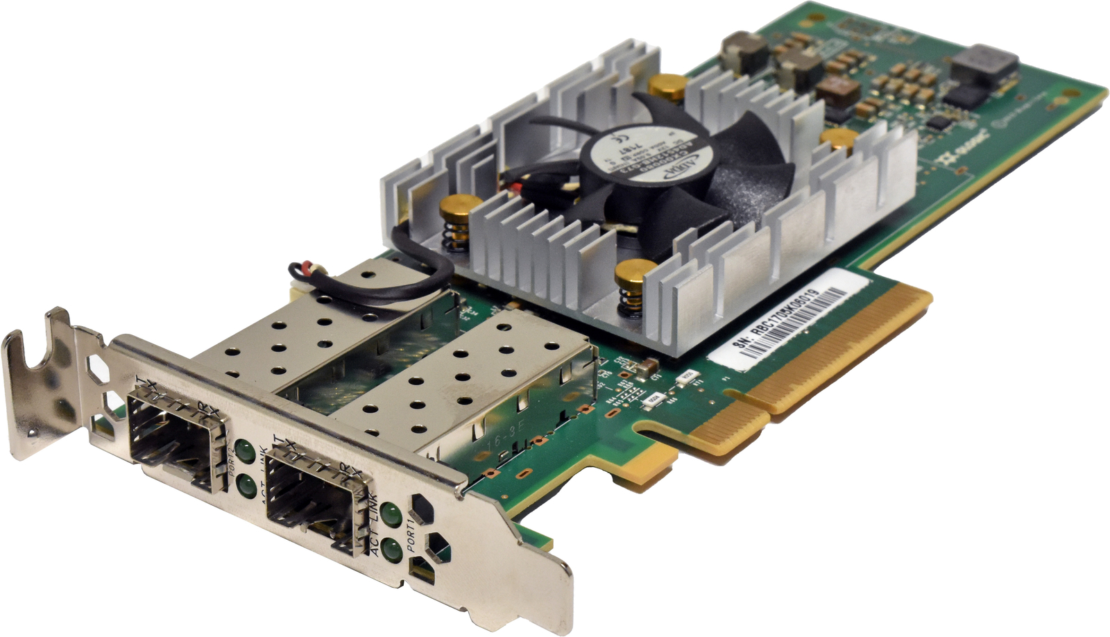 QLogic FastLin BC0110405-37 QL45212HLCU Dual Port 25G SFP28 PCIe3.0 x8 NIC LP