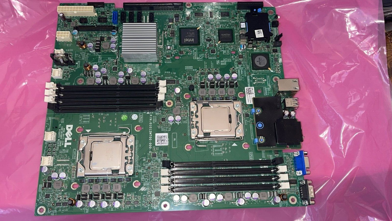 Dell 0DPRKF PowerEdge R510 Server Motherboard w/ 2 x Xeon E5620 CPUs