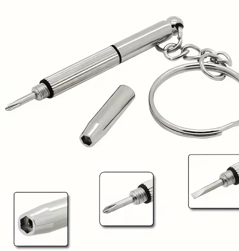 10pcs Mini Hand Glasses Screwdrivers 3-in-1 Spectacle Repair Kits Multifunction 