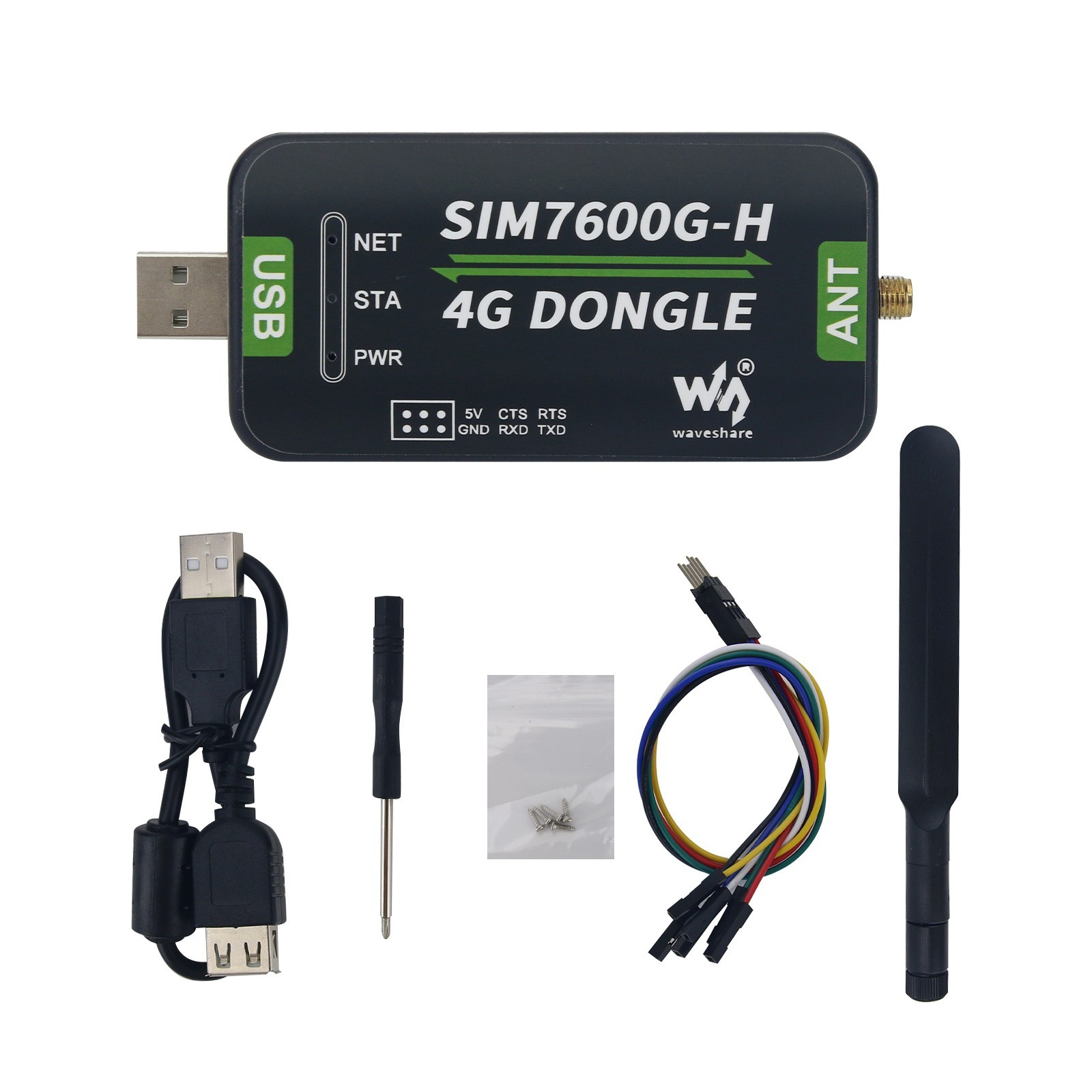 NEW SIM7600G-H 4G DONGLE Industrial Grade Module w/Antenna