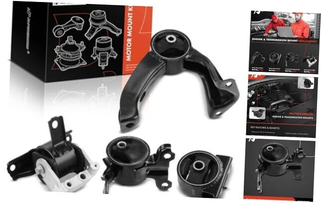 4PCS Engine Motor and Transmission Mount Set Compatible with Jeep Compass