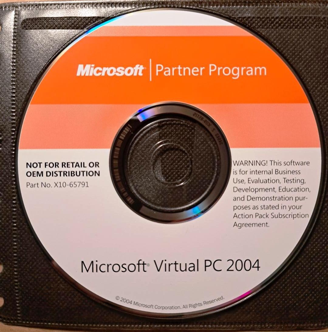 Microsoft Virtual PC 2004 Full Version w/ 3 Keys & License