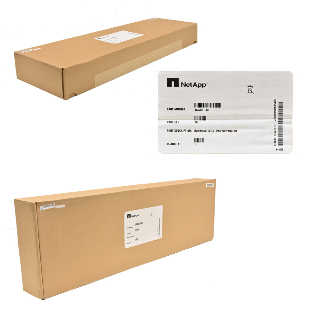 NetApp Rack Rails/Rail Kit X5515A-R6 Rackmount Kit 4N2 DS14-Middle R6