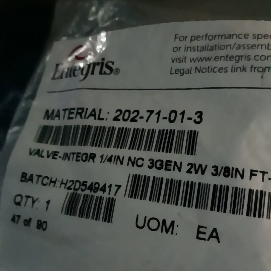1PCS NEW Entegris 202-71-01-3 Fast Shipping （by dhl）