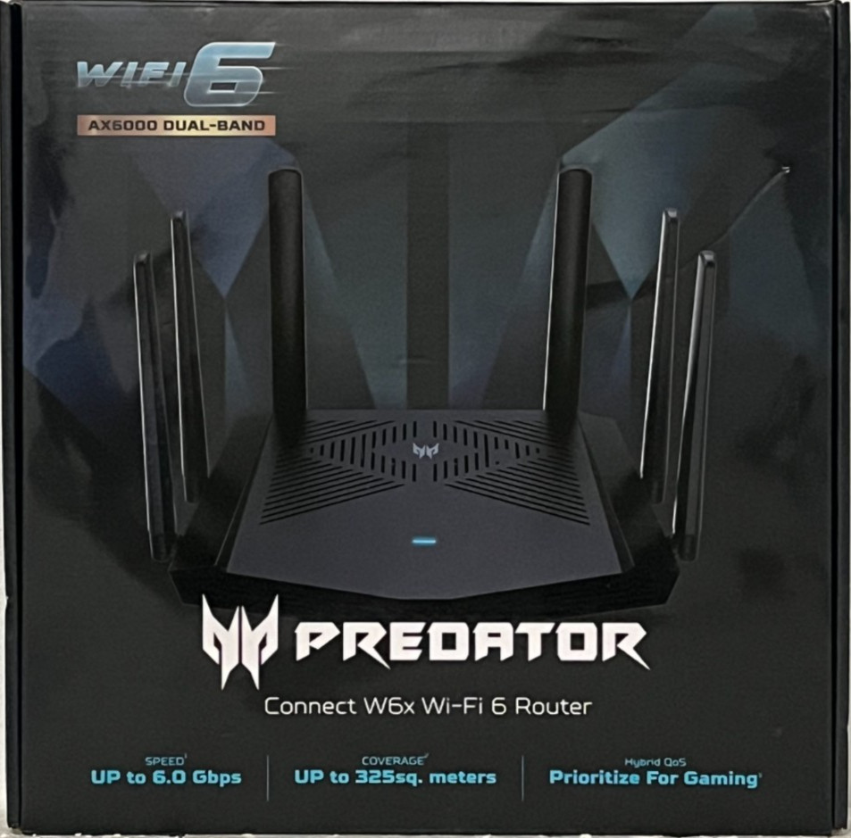 PREDATOR CONNECT W6x AX6000 Wi-Fi 6 Gaming Router