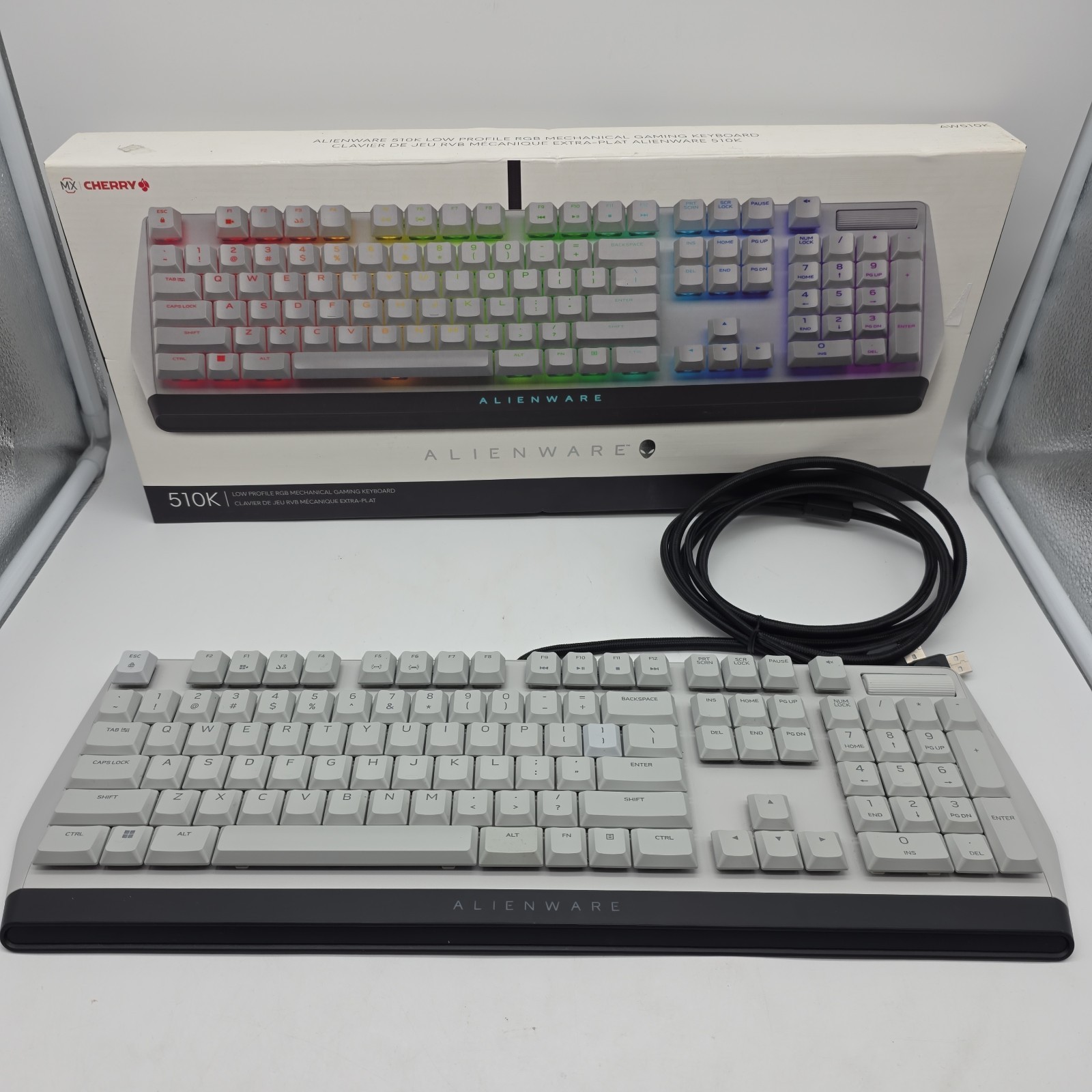 Alienware AW510K Low-Profile RGB Mechanical Gaming Keyboard Lunar Light