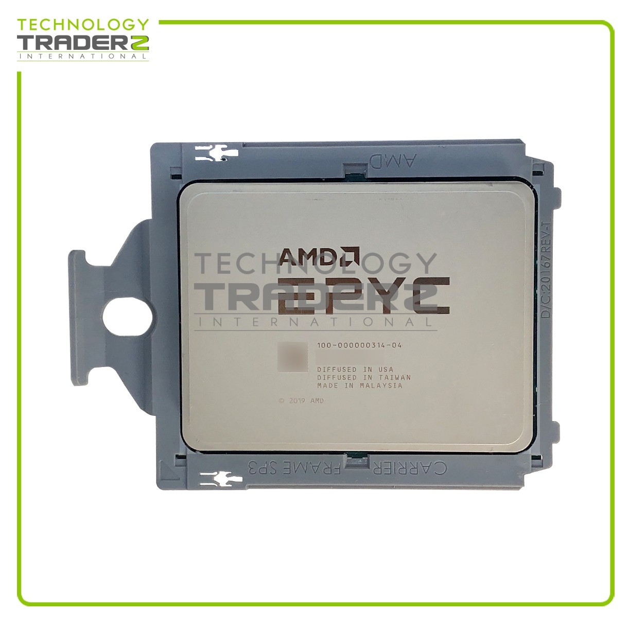 100-000000314-04 AMD EPYC 7763 1.6GHz 64-Core 256MB 280W ES Unlocked Processor