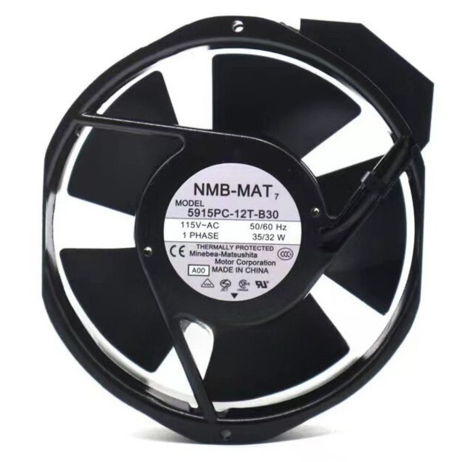 2PCS for NEW NMB-MAT 5915PC-12T-B30 MODEL Fan 115V AC 50/60Hz 35/32W
