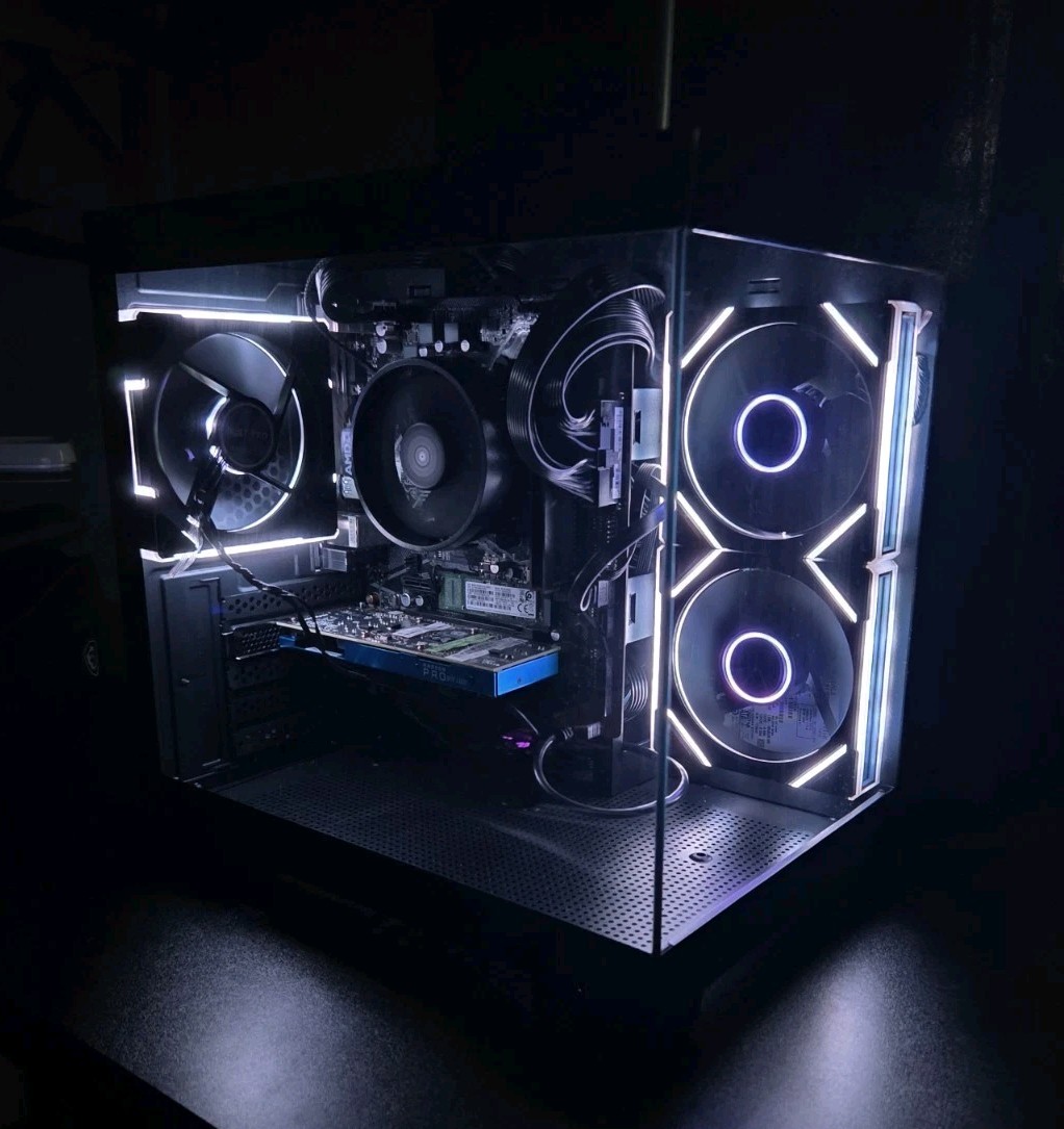 Custom Build Gaming Desktop PC RGB Tempered Glass. (Great for new gamers)
