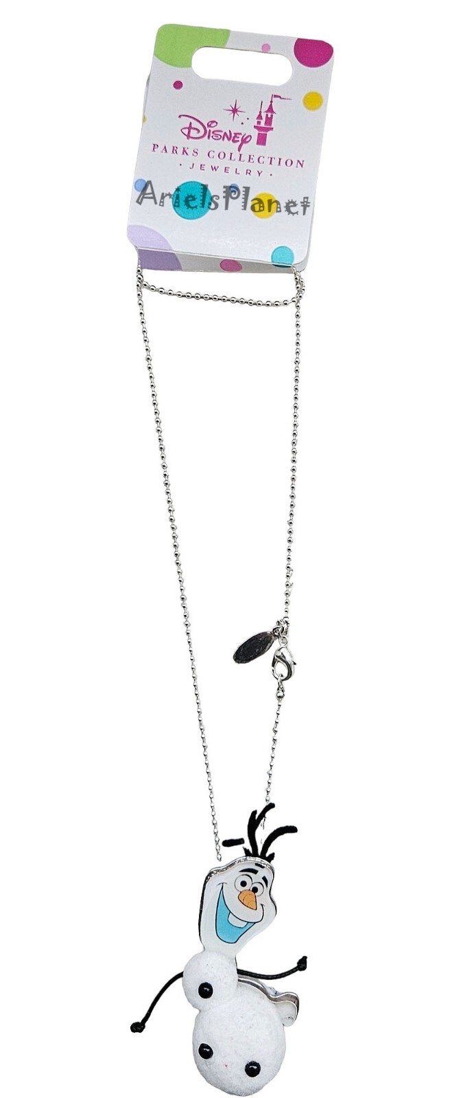 Disney Parks Collection Jewelry Frozen Plush Necklace - Olaf