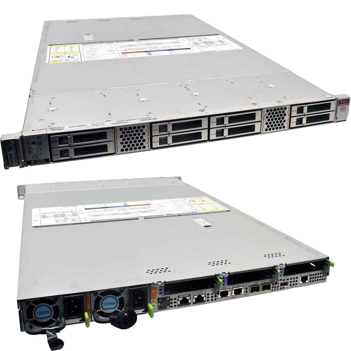 SUN Oracle Database Appliance X7-2-HA Rack Server no CPU No PC4 RAM 8Bay SFF 2.5