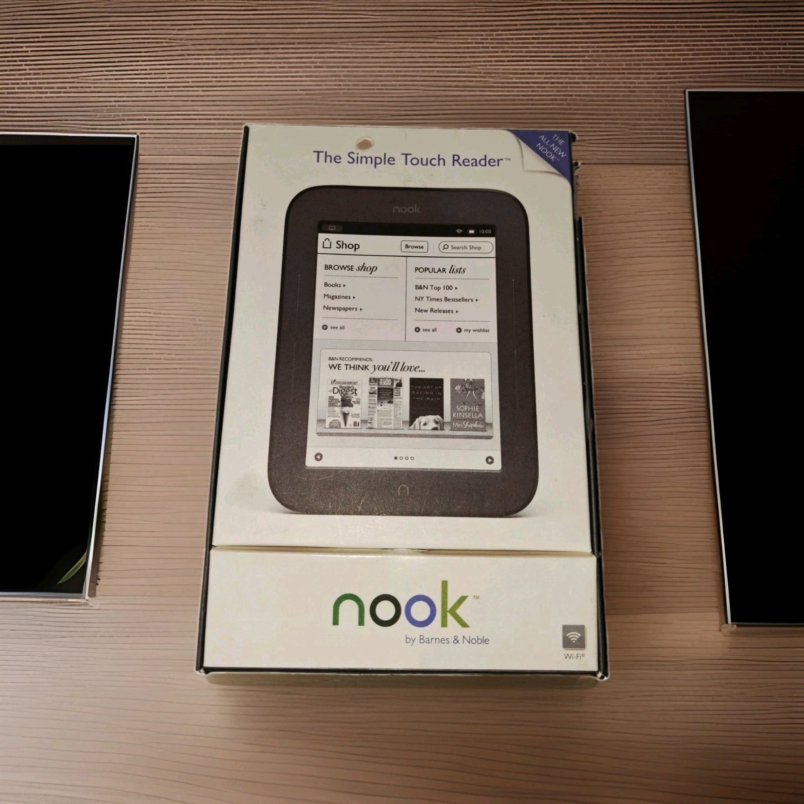 Barnes & Noble Nook BNRV300 Simple Touch eBook Reader Black