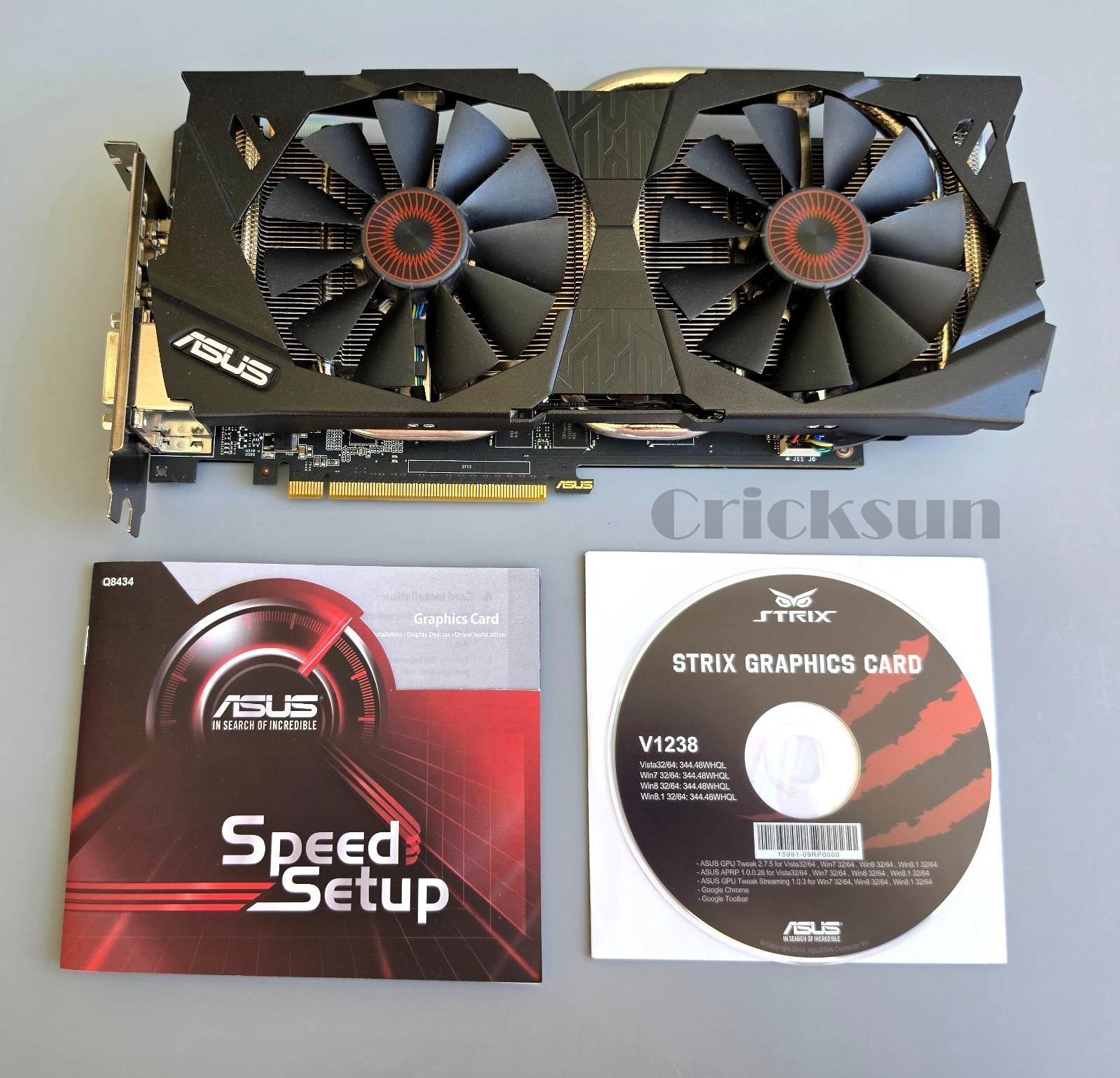 Asus STRIX-GTX970 4GB GDDR5 Video Graphics Card, Needs Dual Slots NVIDIA GeForce
