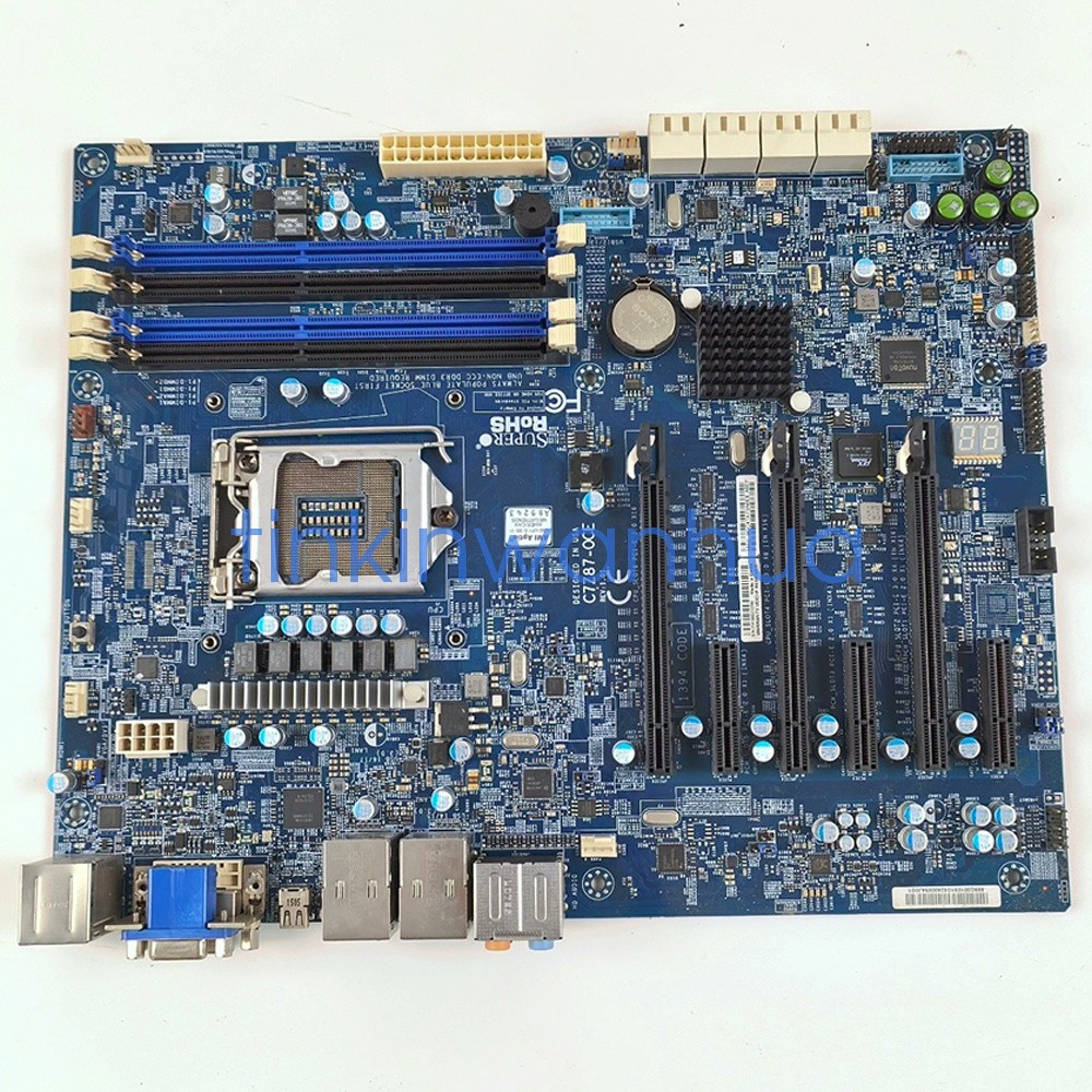 For Supermicro C7Z87-OCE LGA1150 DDR3 Motherboard Tested