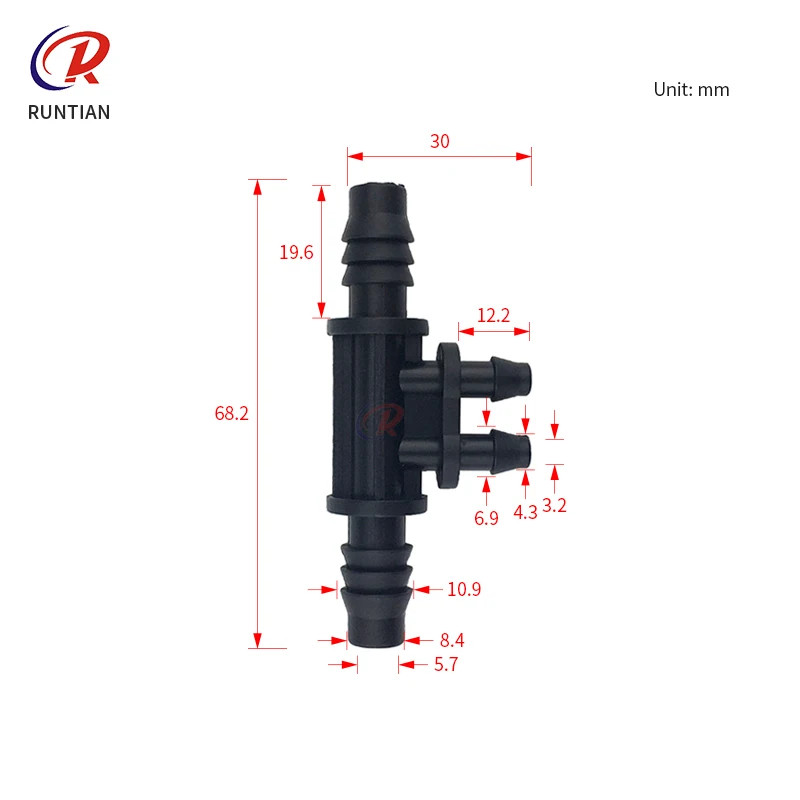 10pcs Ink splitter for Solvent and UV Inkjet Printer Ink Tube Connector for Flor