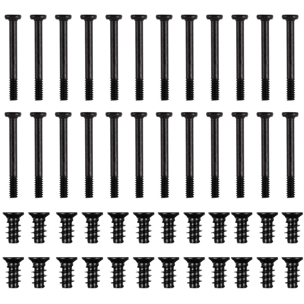 60pcs Computer Case Fan Screw Radiator Screws Cooling Fan Mount Screws
