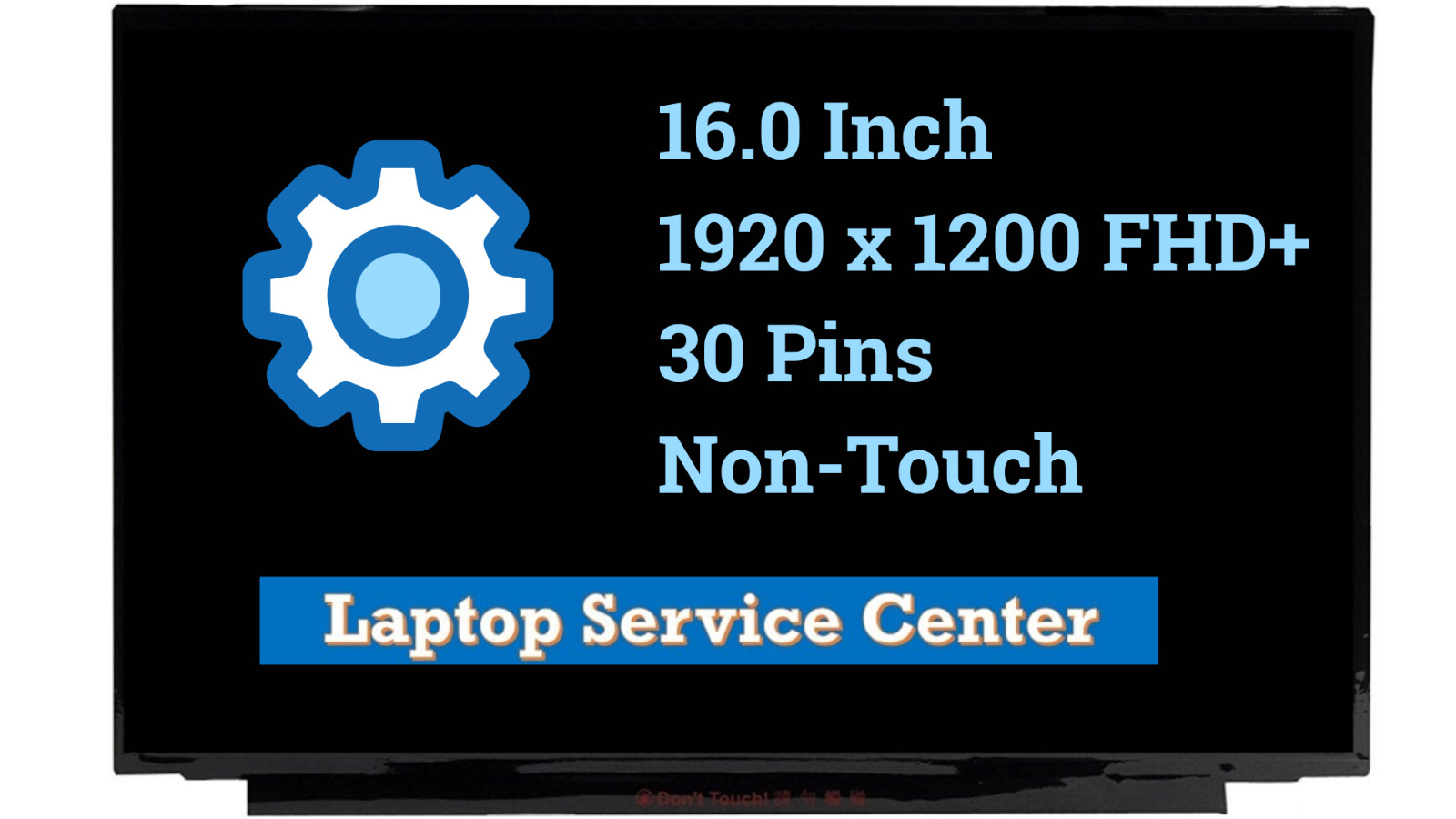 B160UAN04.5 IPS Display Replacement Panel Matrix 16.0" Laptop LCD
