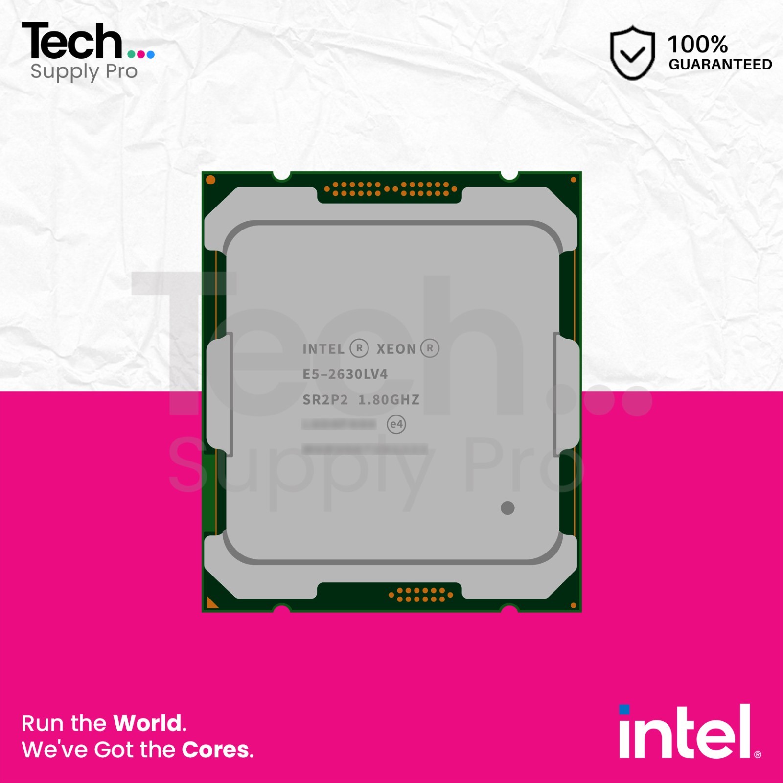 SR2P2 Intel Xeon E5-2630LV4 10-Core 1.80 GHz 25 MB 8GT/s 55W FCLGA2011 Processor