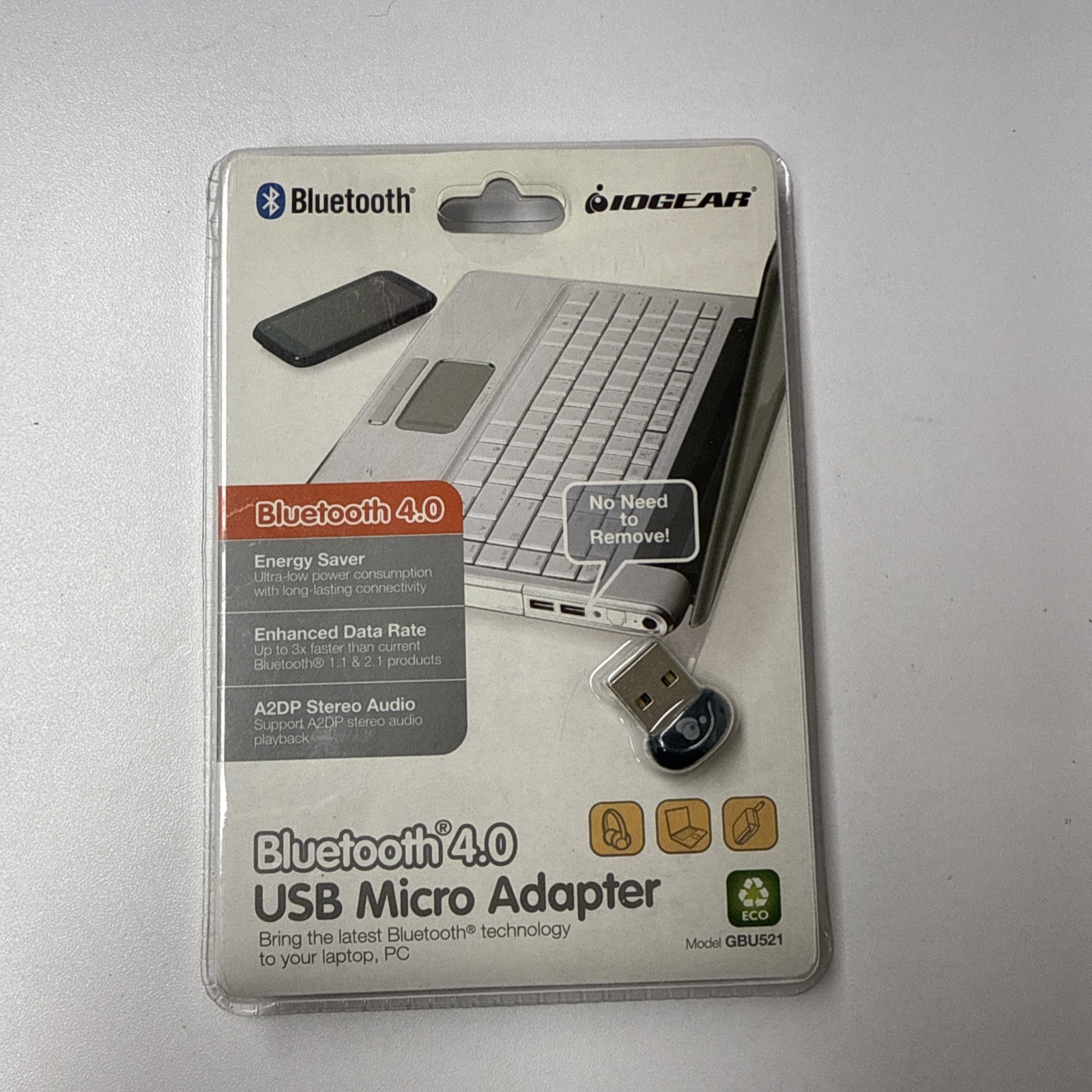 IOGEAR Bluetooth 4.0 USB Micro Adapter, 2.4GHz - 2.4835GHz ISM Frequency