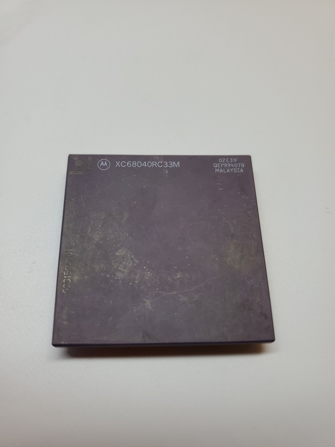AS IS BENT Motorola 68040 XC68040RC33E MC68040RC33M Vintage CPU 05D98D 33MHz PGA