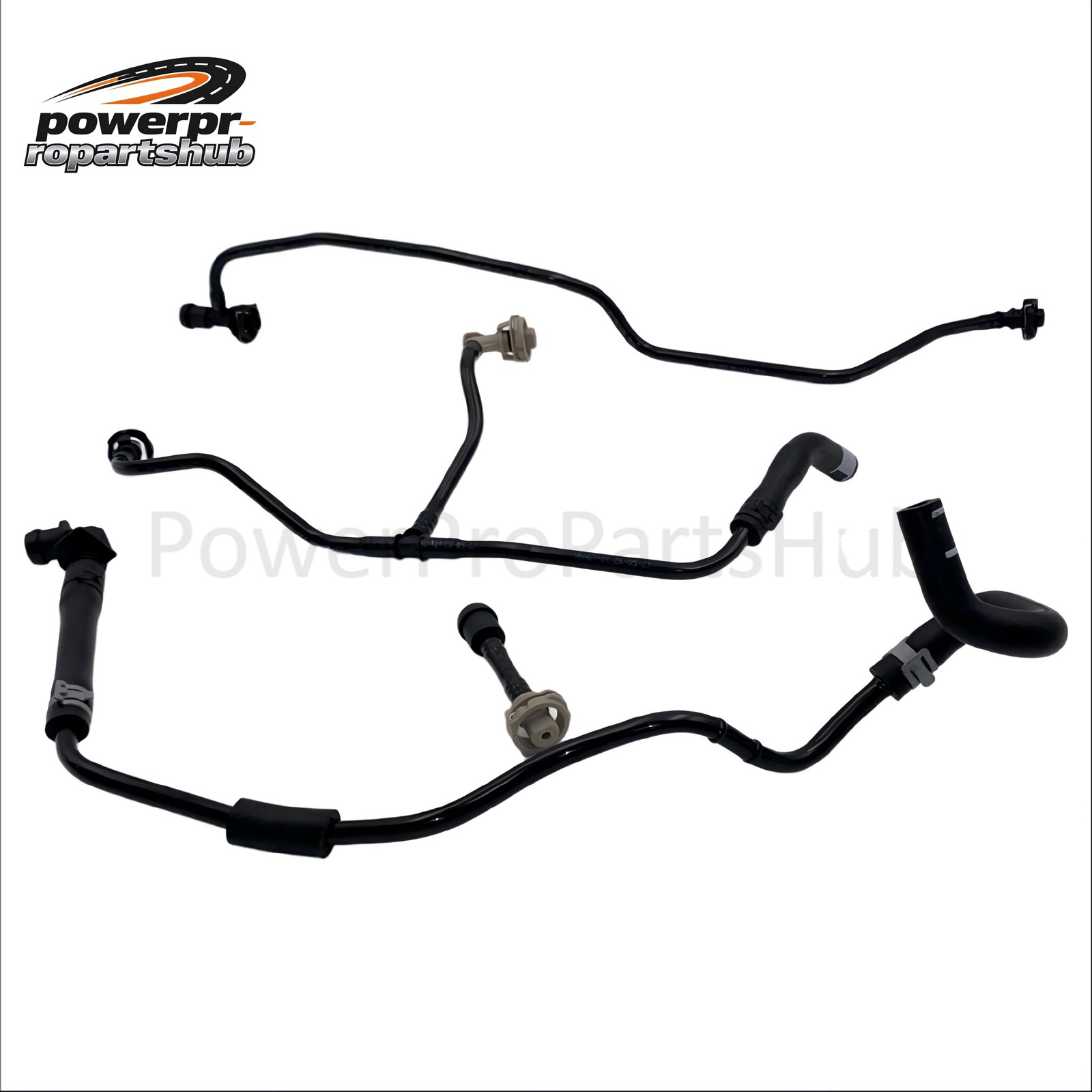 4 Set For Audi Coolant Radiator Reservoir Tank Overflow Hose 8W0121081BL NEW