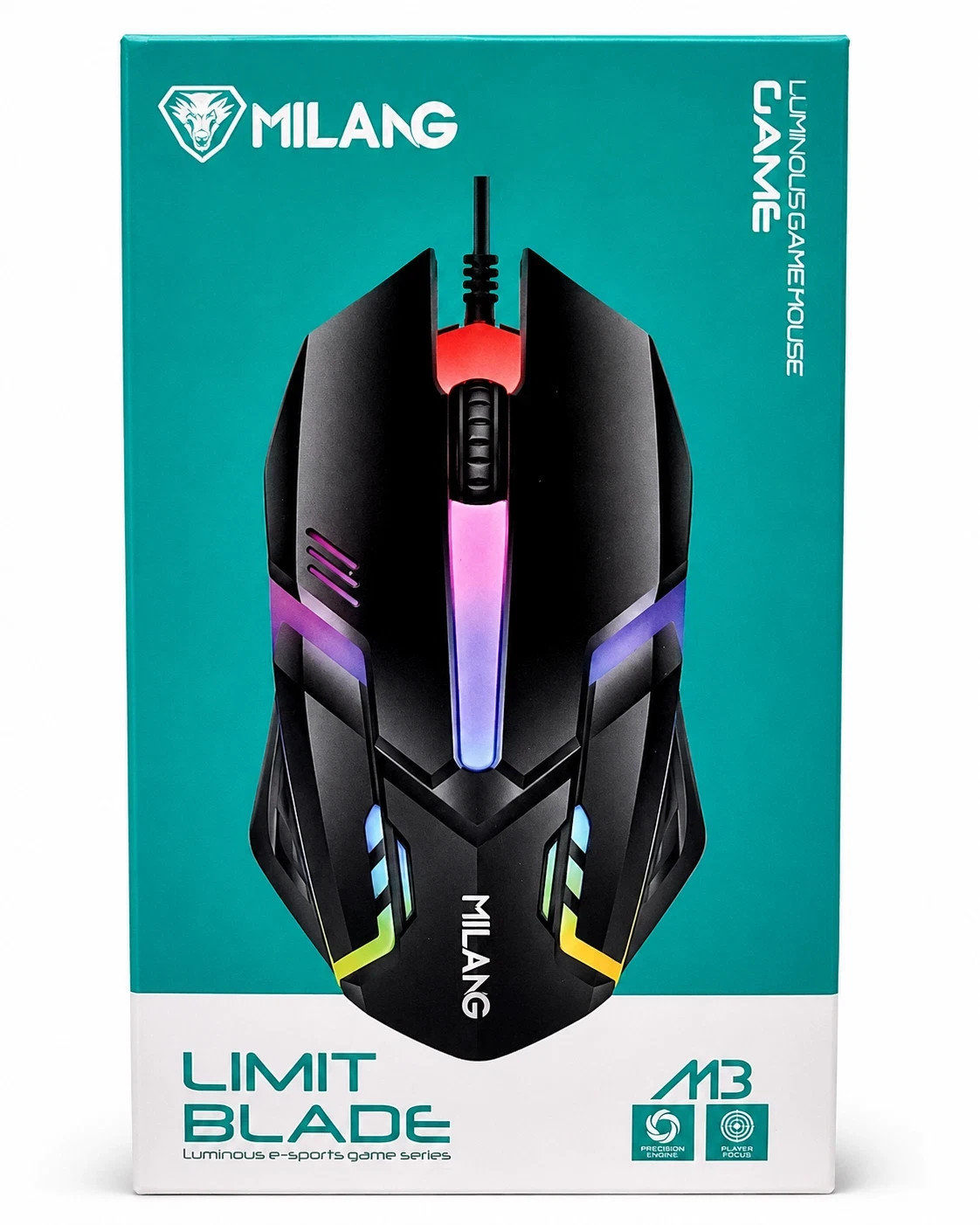 Milang M3 Gaming Mouse Wired USB 3 Button