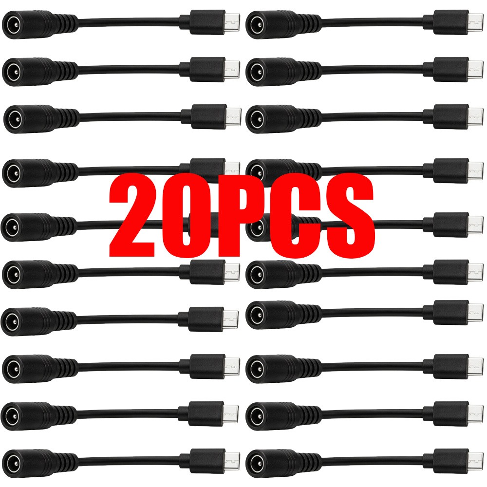 20pcs for HP DELL 100W 7.4mm Power Adapter Converter Cable To USB-C Port#
